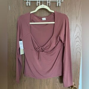 Aritzia top - Mona - ashy rose pink, tags still on